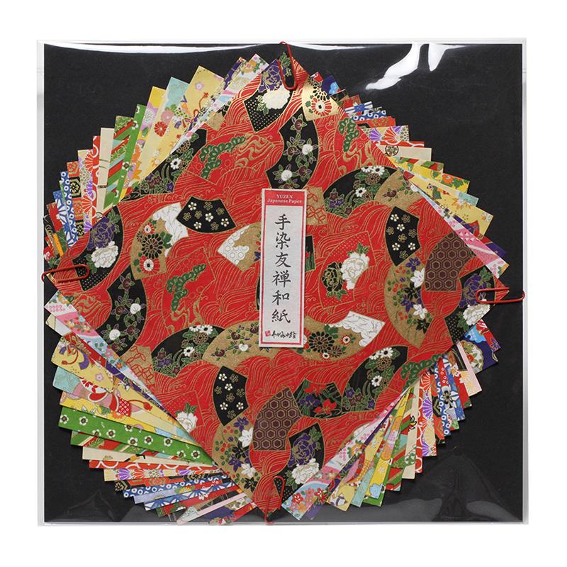 【ご紹介します！世界中で知られている日本伝統の遊び！折り紙】友禅紙折り紙 （大） 20枚入
